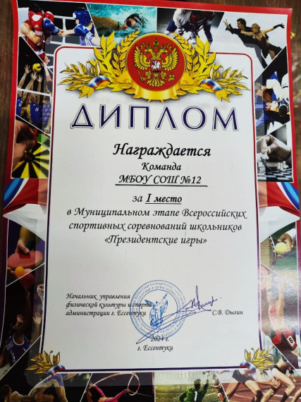 Президентские спортивные игры.